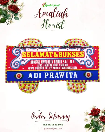Papan Bunga Ucapan Selamat Marga Sakti Sebelat
