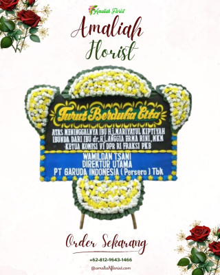 Papan Bunga Duka di Marga Sakti Sebelat