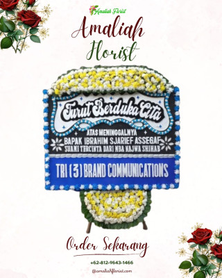 Papan Bunga Duka di Marga Sakti Sebelat