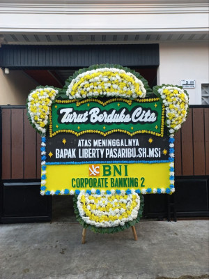 Papan Bunga Duka di Marga Sakti Sebelat